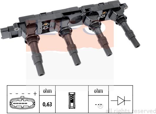 MDR EPS-1970 508 - Bobina d'accensione autozon.pro