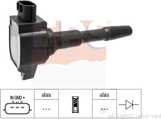 MDR EPS-1970 613 - Bobina d'accensione autozon.pro