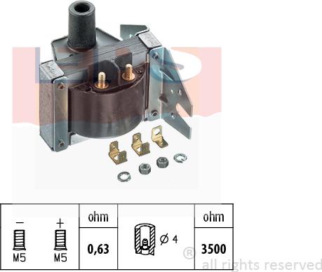 MDR EPS-1970 125 - Bobina d'accensione autozon.pro