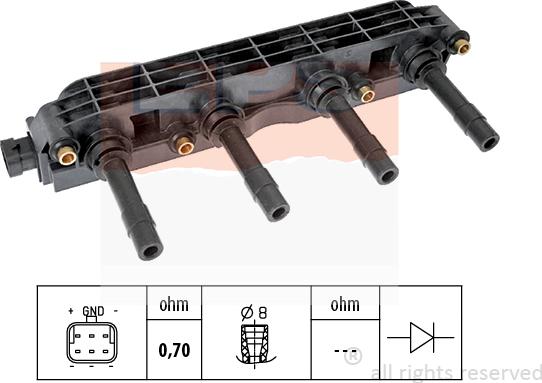 MDR EPS-1970 399 - Bobina d'accensione autozon.pro