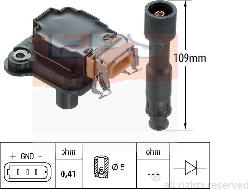 MDR EPS-1970 354 - Bobina d'accensione autozon.pro