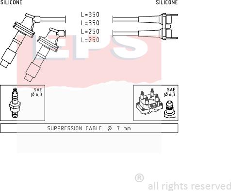 MDR EPS-1499 061 - Kit cavi accensione autozon.pro