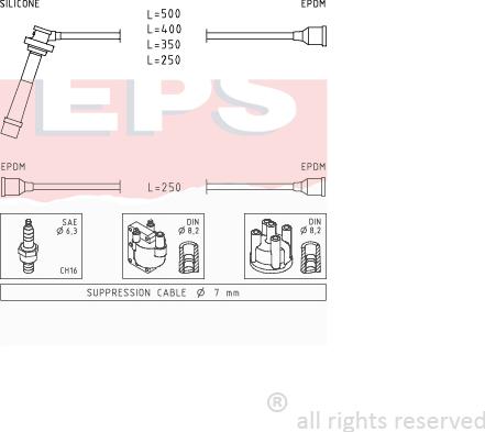 MDR EPS-1499 004 - Kit cavi accensione autozon.pro