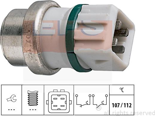 MDR EPS-1840 104 - Sensore, Temperatura refrigerante autozon.pro