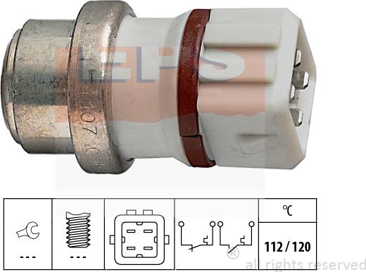 MDR EPS-1840 107 - Sensore, Temperatura refrigerante autozon.pro