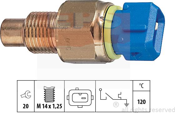 MDR EPS-1840 131 - Sensore, Temperatura refrigerante autozon.pro