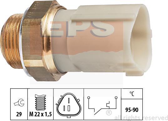 MDR EPS-1850 262 - Termocontatto, Ventola radiatore autozon.pro