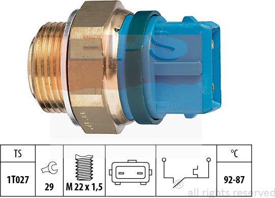 MDR EPS-1850 201 - Termocontatto, Ventola radiatore autozon.pro