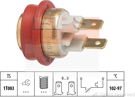 MDR EPS-1850 208 - Termocontatto, Ventola radiatore autozon.pro