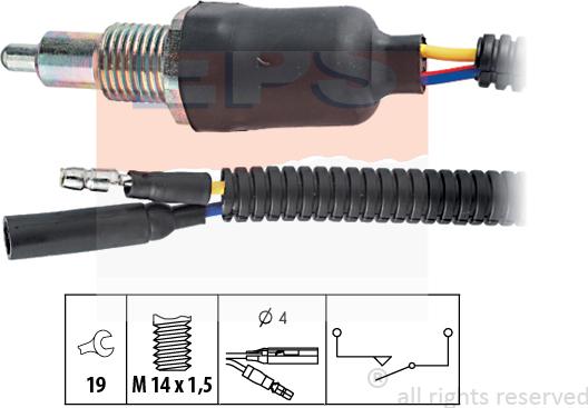 MDR EPS-1860 093 - Interruttore, Luce di retromarcia autozon.pro