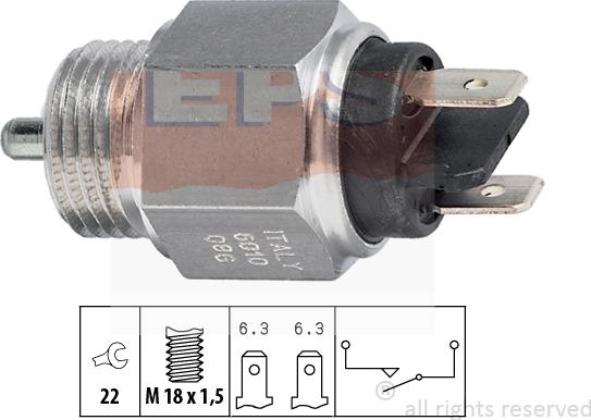 MDR EPS-1860 010 - Interruttore, Luce di retromarcia autozon.pro