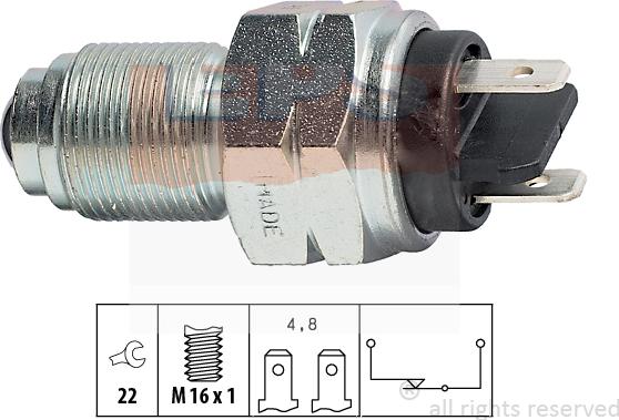 MDR EPS-1860 017 - Interruttore, Luce di retromarcia autozon.pro