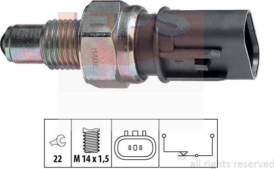 MDR EPS-1860 084 - Interruttore, Luce di retromarcia autozon.pro