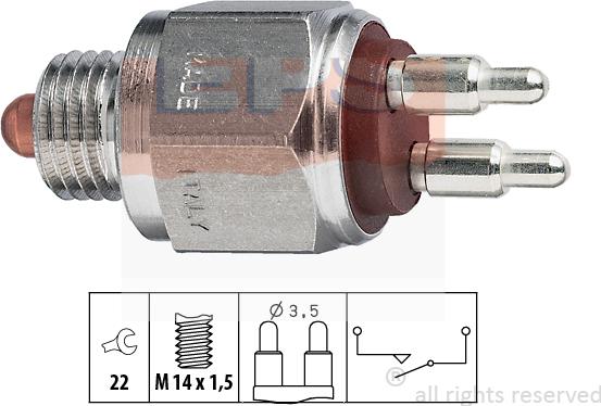 MDR EPS-1860 036 - Interruttore, Luce di retromarcia autozon.pro