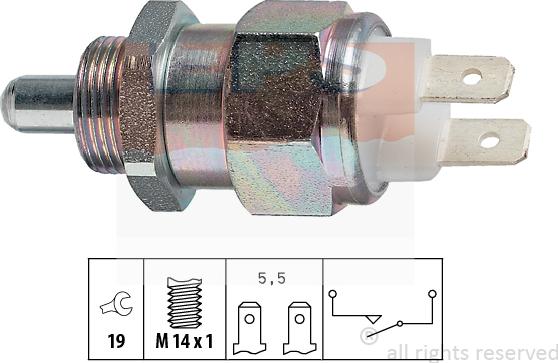 MDR EPS-1860 021 - Interruttore, Luce di retromarcia autozon.pro