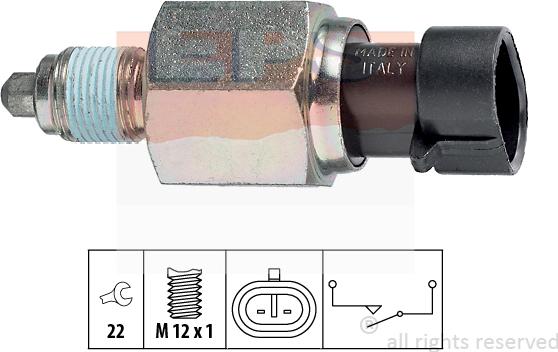 MDR EPS-1860 196 - Interruttore, Luce di retromarcia autozon.pro