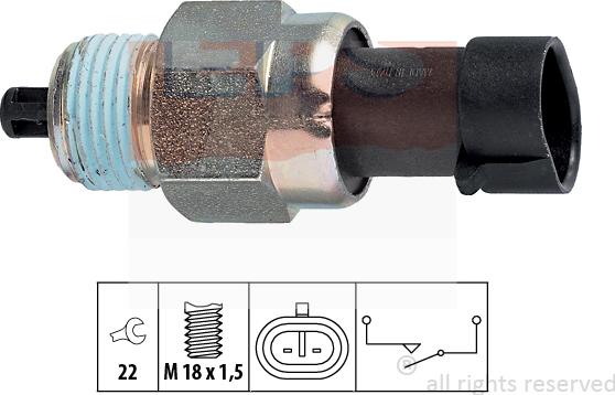 MDR EPS-1860 142 - Interruttore, Luce di retromarcia autozon.pro