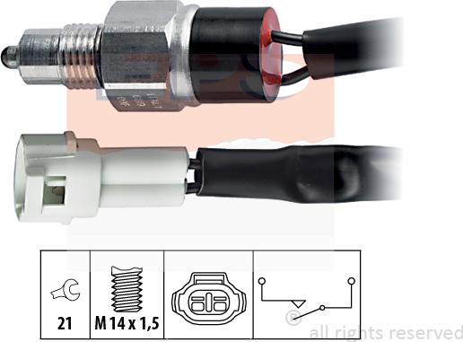 MDR EPS-1860 119 - Interruttore, Luce di retromarcia autozon.pro