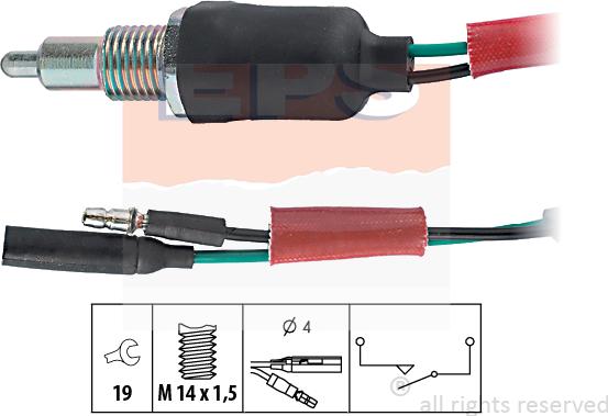 MDR EPS-1860 135 - Interruttore, Luce di retromarcia autozon.pro