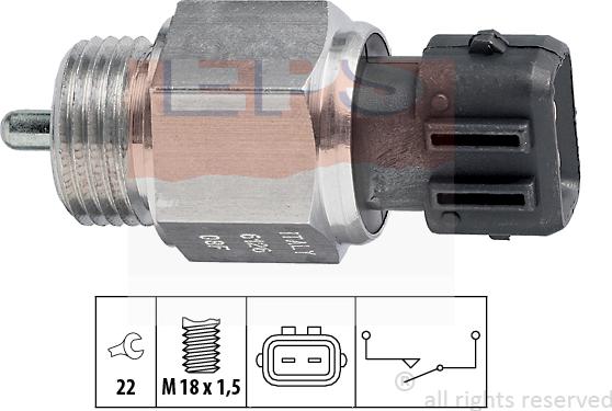 MDR EPS-1860 126 - Interruttore, Luce di retromarcia autozon.pro