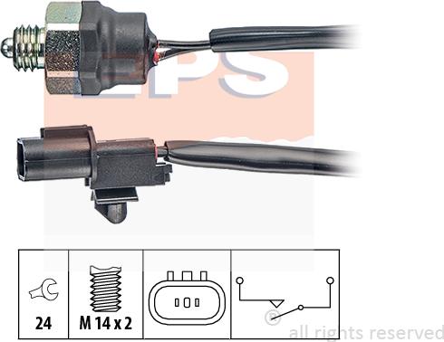 MDR EPS-1860 342 - Interruttore, Luce di retromarcia autozon.pro