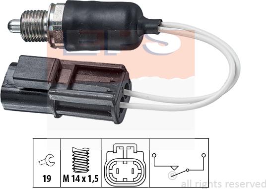 MDR EPS-1860 314 - Interruttore, Luce di retromarcia autozon.pro