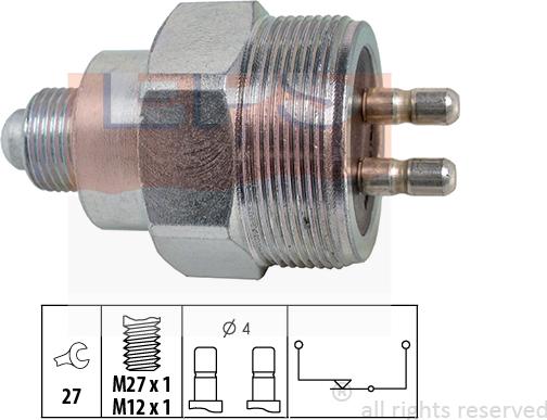 MDR EPS-1860 324 - Interruttore, Luce di retromarcia autozon.pro