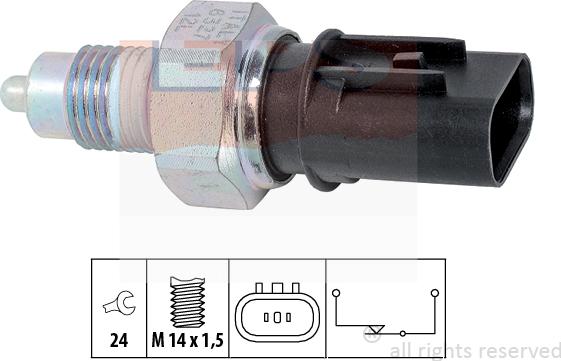 MDR EPS-1860 327 - Interruttore, Luce di retromarcia autozon.pro