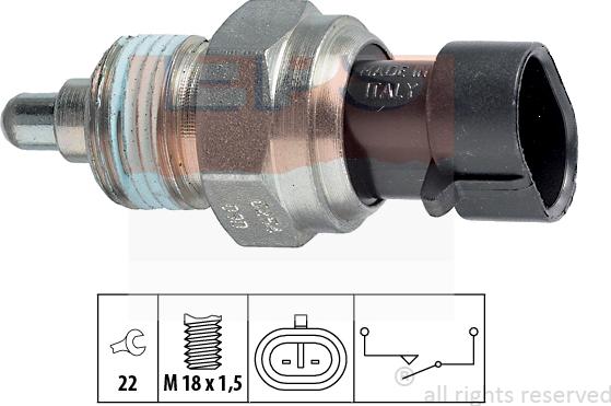 MDR EPS-1860 254 - Interruttore, Luce di retromarcia autozon.pro