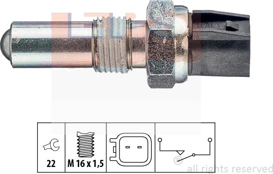 MDR EPS-1860 283 - Interruttore, Luce di retromarcia autozon.pro