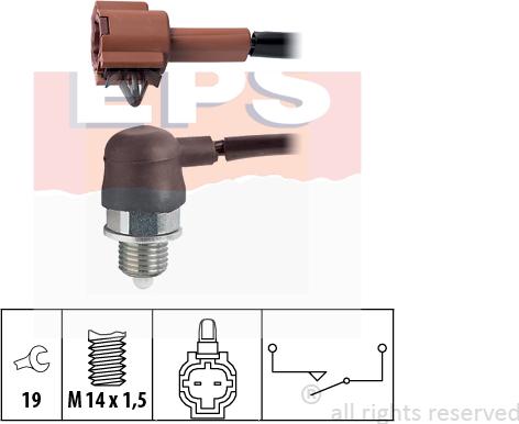 MDR EPS-1860 236 - Interruttore, Luce di retromarcia autozon.pro