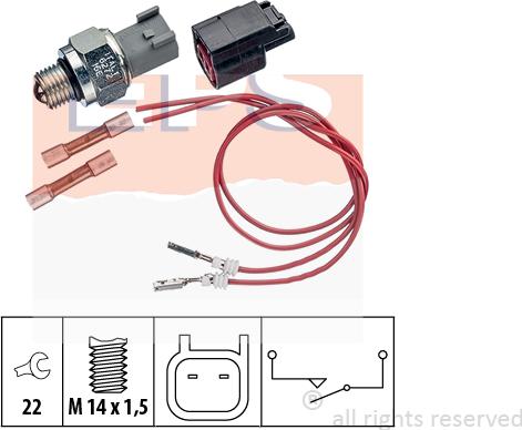 MDR EPS-1860 274 - Interruttore, Luce di retromarcia autozon.pro