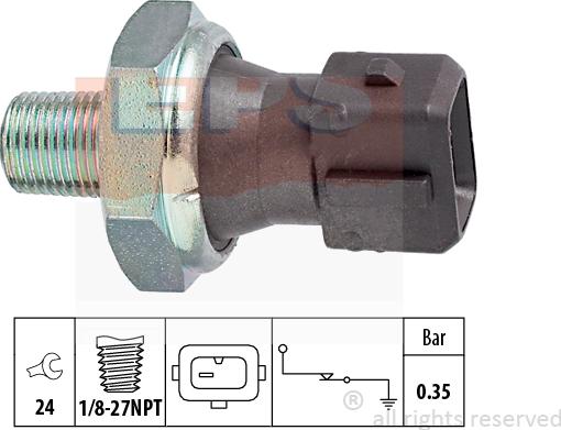 MDR EPS-1800 091 - Sensore, Pressione olio autozon.pro