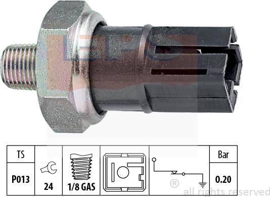 MDR EPS-1800 042 - Sensore, Pressione olio autozon.pro