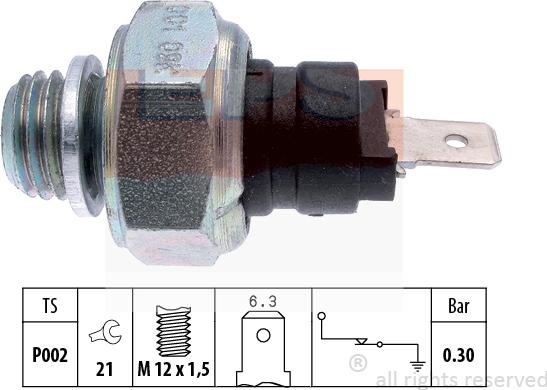 MDR EPS-1800 001 - Sensore, Pressione olio autozon.pro