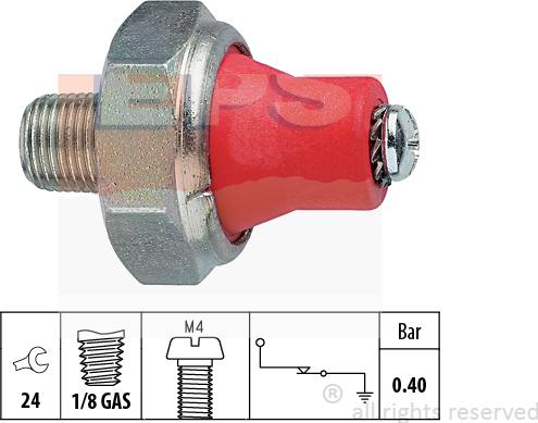 MDR EPS-1800 014 - Sensore, Pressione olio autozon.pro