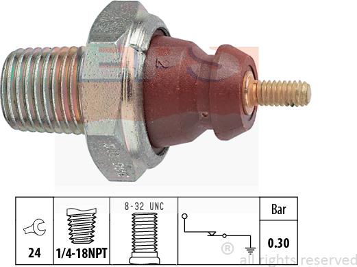 MDR EPS-1800 011 - Sensore, Pressione olio autozon.pro