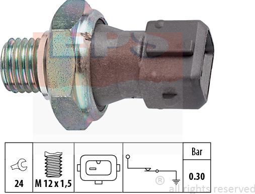 MDR EPS-1800 071 - Sensore, Pressione olio autozon.pro