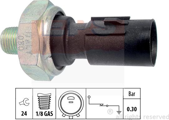 MDR EPS-1800 195 - Sensore, Pressione olio autozon.pro