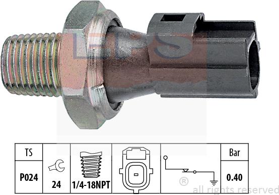 MDR EPS-1800 145 - Sensore, Pressione olio autozon.pro