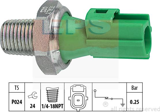 MDR EPS-1800 146 - Sensore, Pressione olio autozon.pro