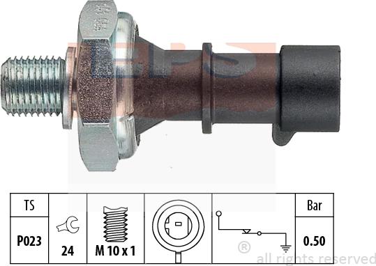 MDR EPS-1800 141 - Sensore, Pressione olio autozon.pro