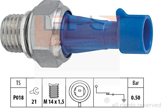 MDR EPS-1800 143 - Sensore, Pressione olio autozon.pro