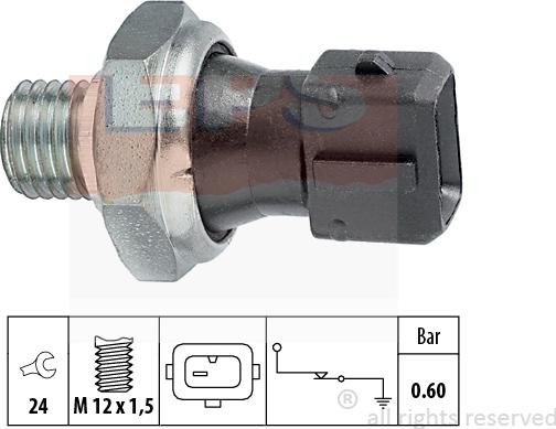 MDR EPS-1800 164 - Sensore, Pressione olio autozon.pro