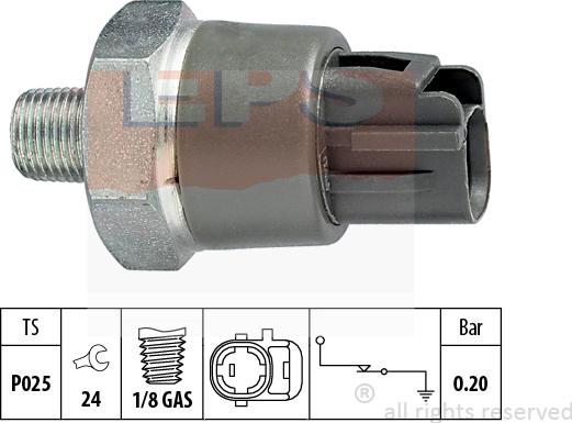 MDR EPS-1800 114 - Sensore, Pressione olio autozon.pro