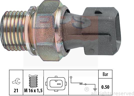 MDR EPS-1800 116 - Sensore, Pressione olio autozon.pro