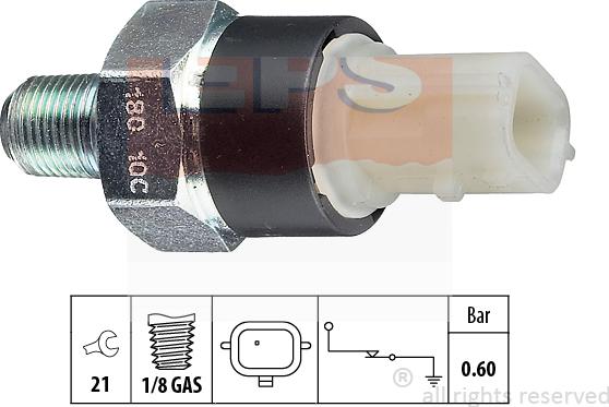 MDR EPS-1800 180 - Sensore, Pressione olio autozon.pro