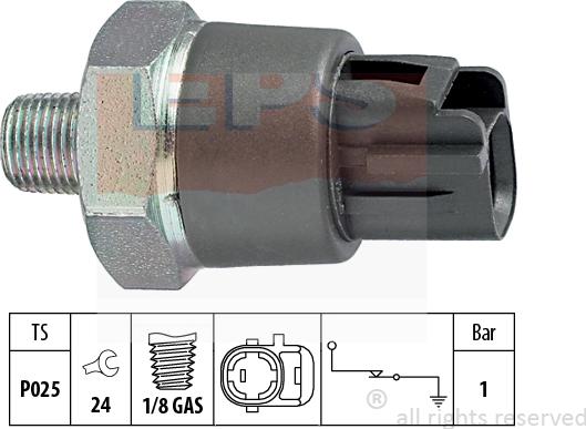 MDR EPS-1800 188 - Sensore, Pressione olio autozon.pro