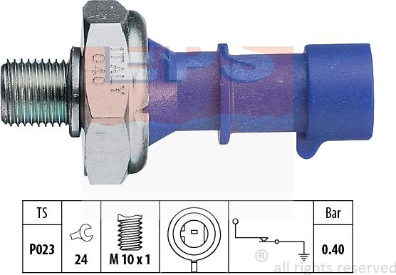 MDR EPS-1800 183 - Sensore, Pressione olio autozon.pro