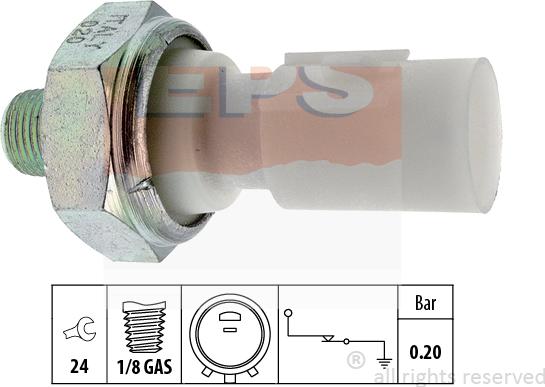 MDR EPS-1800 182 - Sensore, Pressione olio autozon.pro